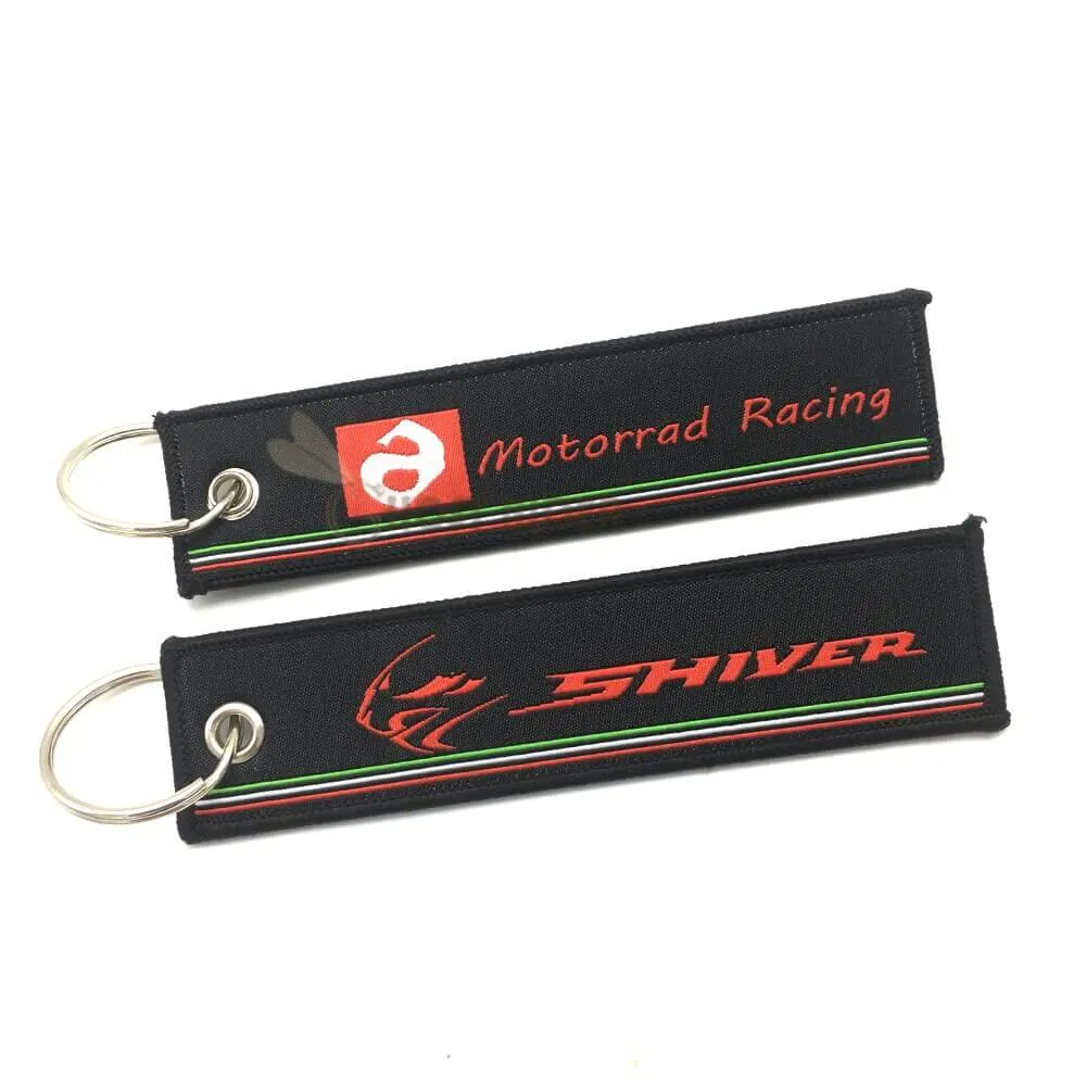 Racing Keychain For Aprilia Black