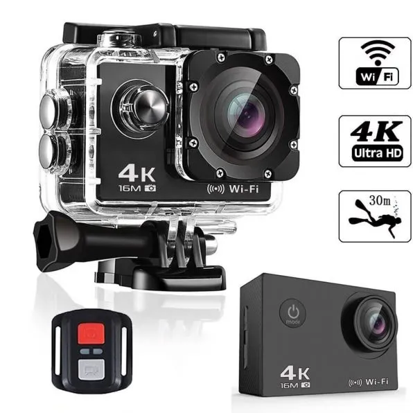 Bapsco 4K Ultra HD WIFI 1080P/30fps Helmet Cam