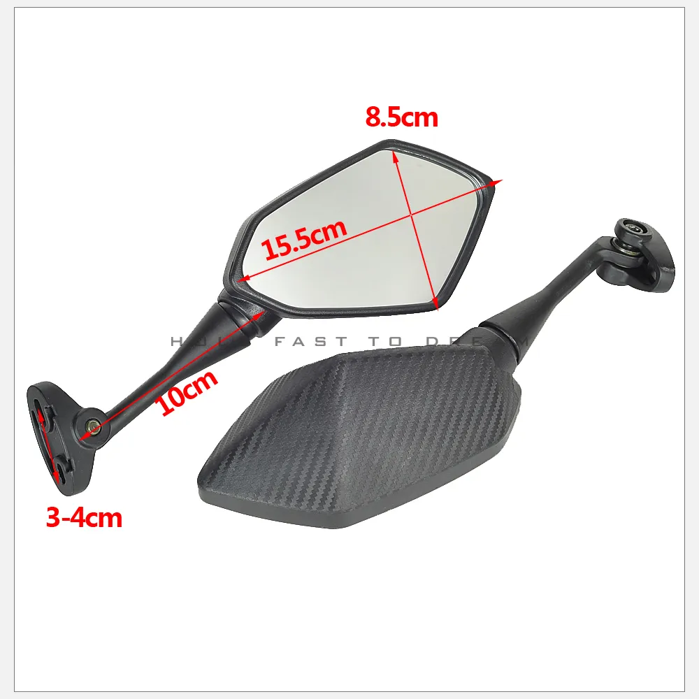 Universal Rear View Mirrors Carbon Fiber - Image 4