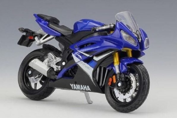 Motorcycle Diecast For Yamaha Blue