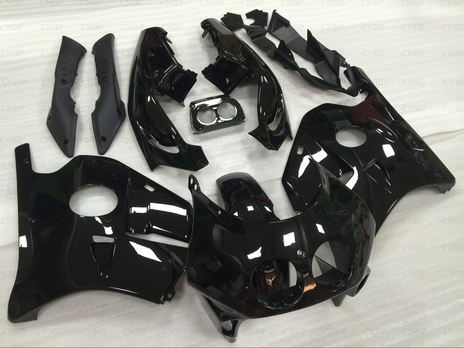 Black Fairings Kit For Honda CBR250 RR 1994
