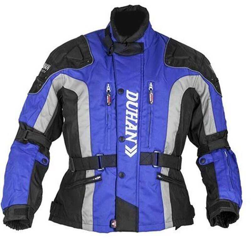 Motorcycle Jacket By Duhan Blue 