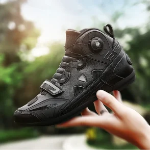 Motorcycle Leather Boots For Men
