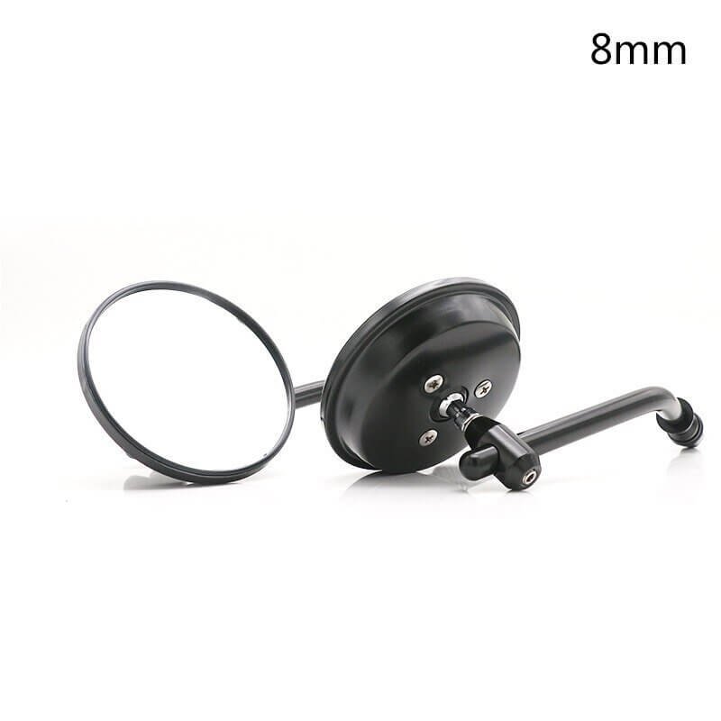 Universal 8mm Rearview Mirrors Black