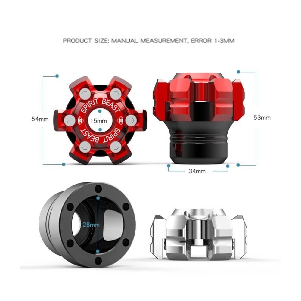 Honda CBR300 Front Wheel Sliders Measurment 