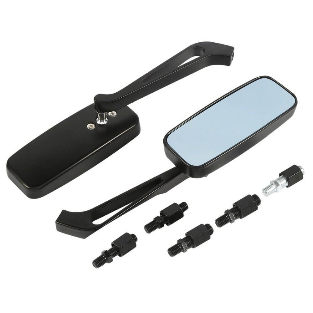 Universal Rearview Mirrors 10mm Black