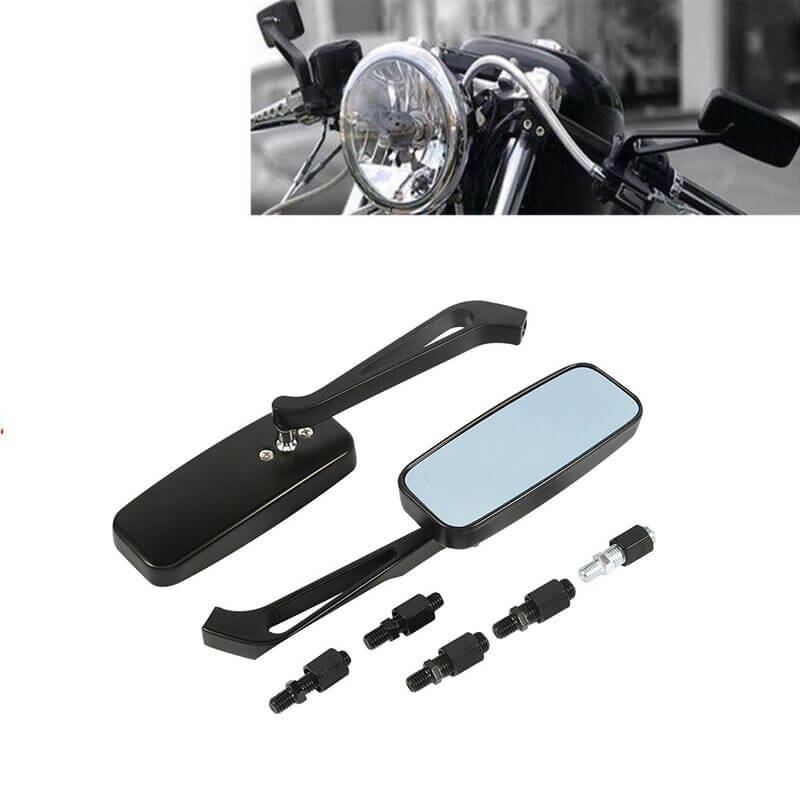 Universal Rearview Mirrors 10mm Black