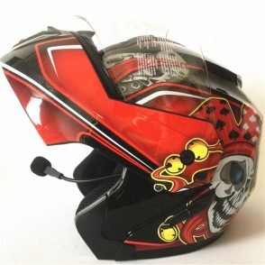 Black Helmet with Bluetooth slot