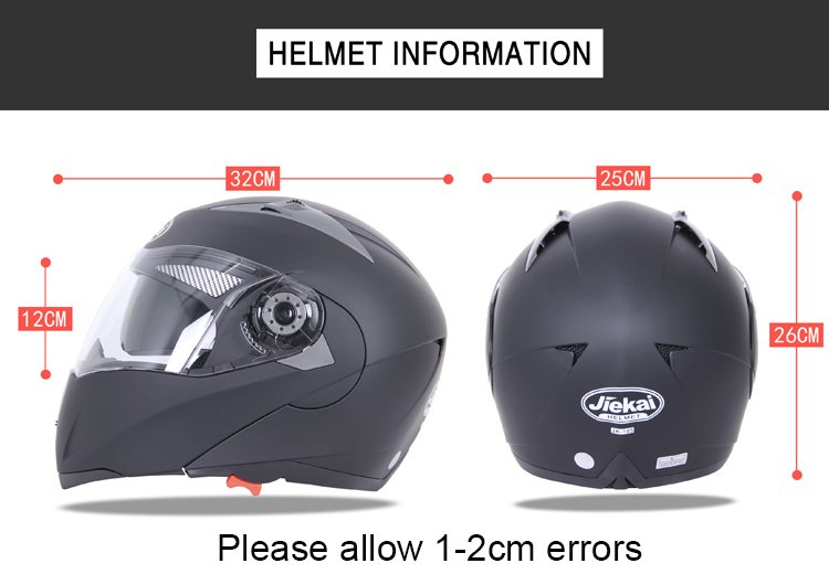 Motorcycle Bluetooth helmets Dimension