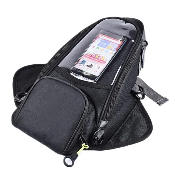 Strong Magnetic Motorcycle Tank Bags  Fixed Straps Shoulder Bag