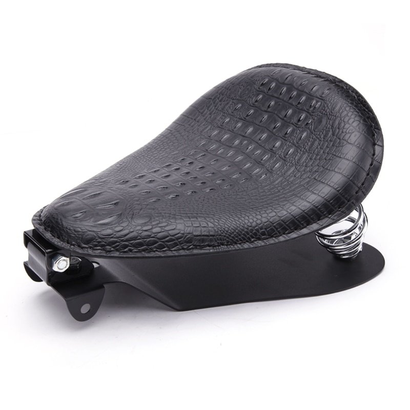 Bobber Seat ALL-CAB Motocycle Leathe Solo Seat With Sping