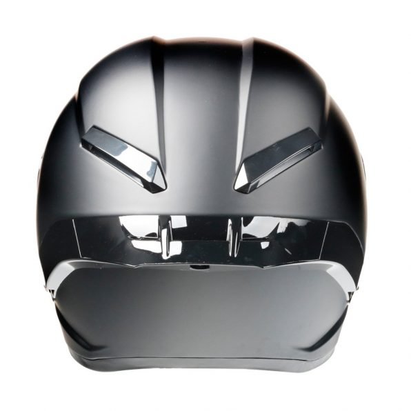 Motorcycle Helmet Aerodynamic Design Black