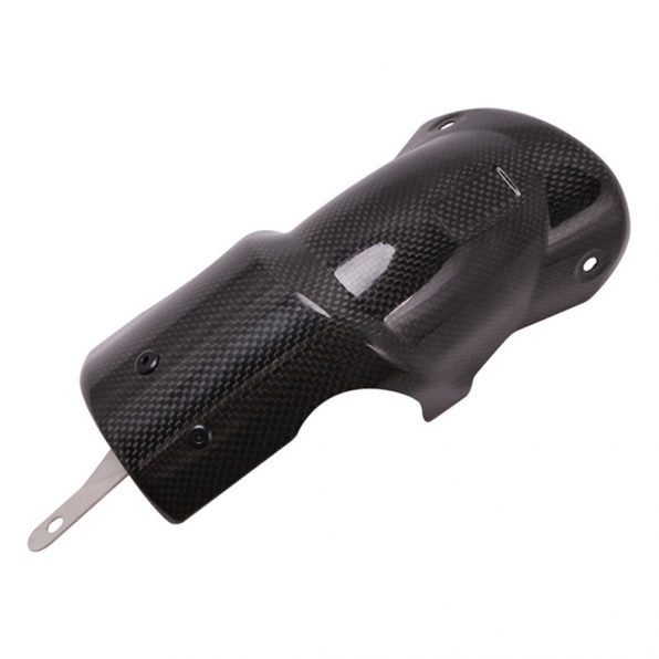 Motorcycle Exhaust Middle Pipe Carbon Cover Guard Anti-Scalding For BMW S1000RR R1200GS