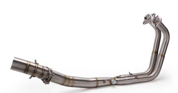 Motorcycle Full Systems Header Pipe Front Link 51mm Slip-on Exhaust For Kawasaki Ninja 400 Z400 2018 2019