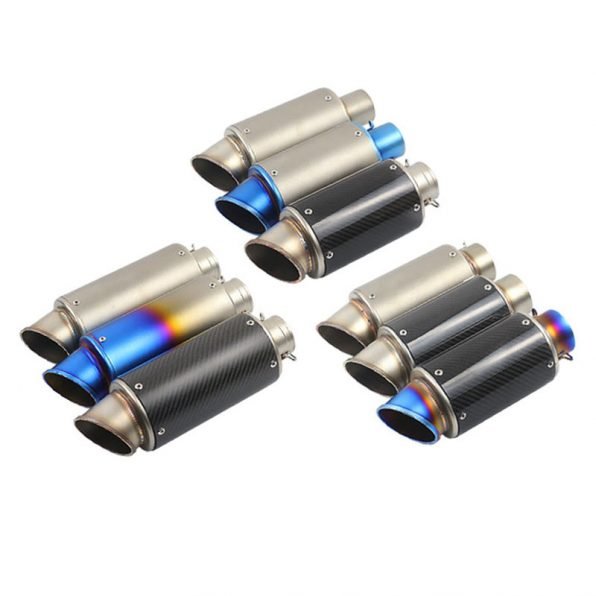 Universal Motorcycle Exhaust Muffler FOR Brand Exhaust For Kawasaki Z300 Z1000 Z750