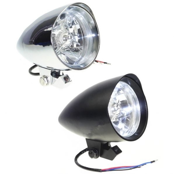Motorcycle Bullet Visor Headlight H4 Headlamp Aprilia