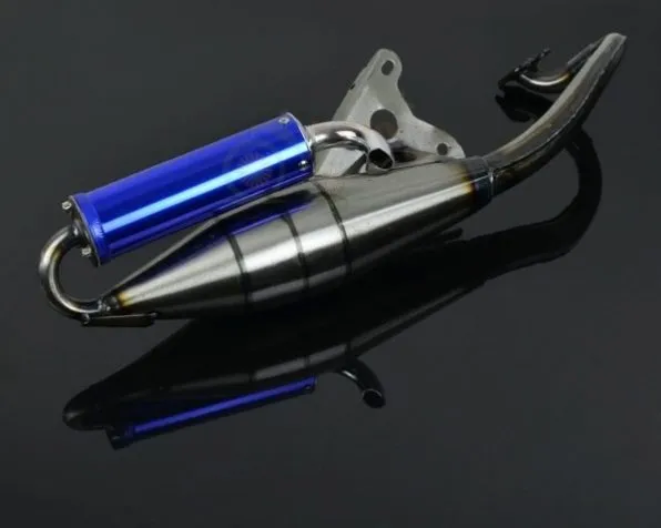 Chrome Exhaust System Muffler Pipe For YAMAHA JOG50 JOGR JOGZ JOGRZ