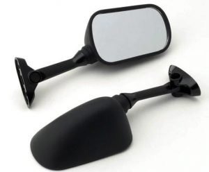 Black Mirrors For Suzuki SV 650 