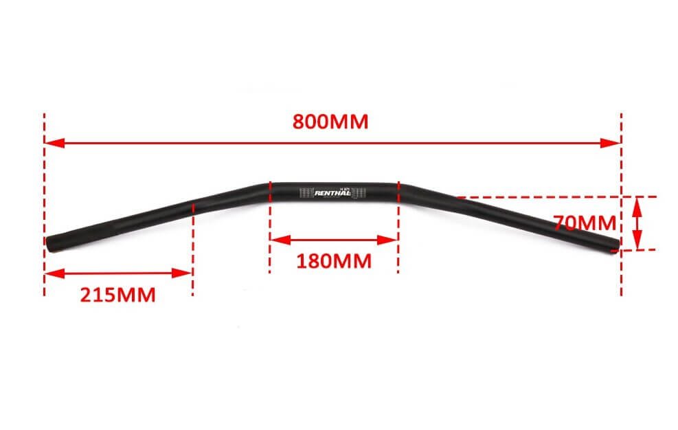 Handlebar For KTM EXC Dimensions