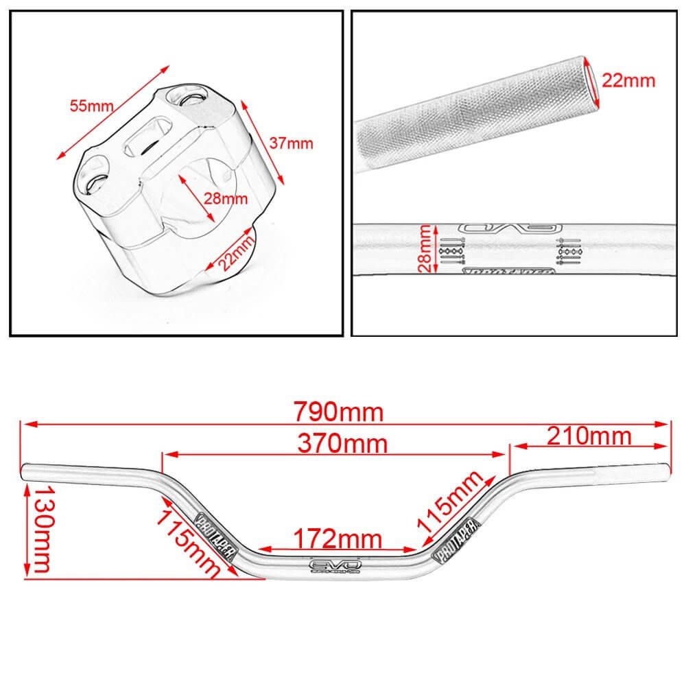 Kawasaki Ninja 650 Handle Bar Dimensions 