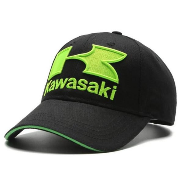 Motorcycle Embroidered Cap For Kawasaki
