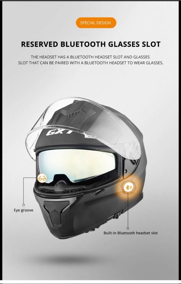 GXT Carbon Fiber Helmet Black
