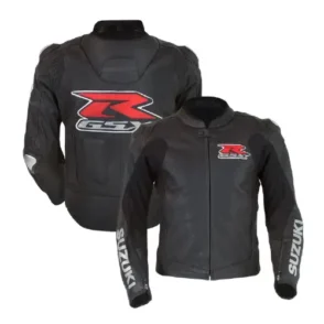 Suzuki GSXR Biker Racing Leather Jacket
