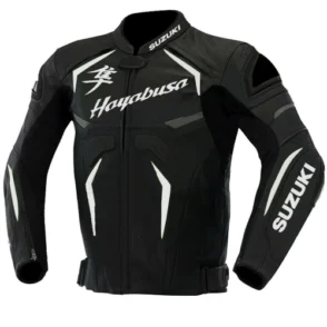 Suzuki Hayabusa Racing Motorbike Leather Jacket