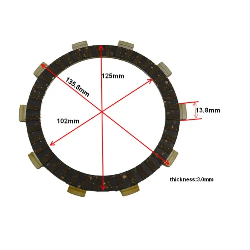 Honda CBR900RR Clutch Plates 2000-2003