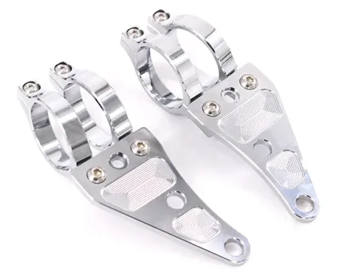 Kawasaki Ninja ZX-12R Headlight Bracket 2000–2006 Silver