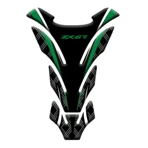 Kawasaki Ninja ZX6R Tank Pad 2004–2023 Green