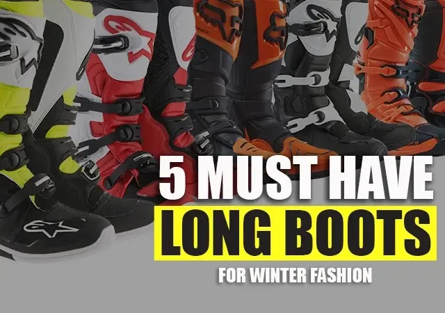motorcycle long boots
