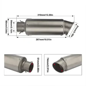 Honda CBR1100XX Exhaust 1997-2007