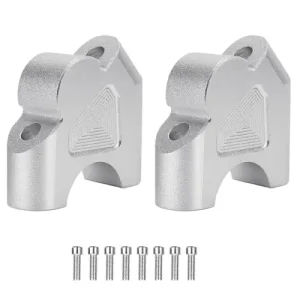 BMW R 1200GS Adventure Handlebar Riser 2014-2019 Silver