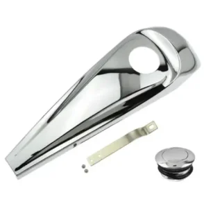 Harley Davidson Ultra Limited Low FLHTKL Fuel Tank Console Door Cap Cover 2015-2019 Chrome