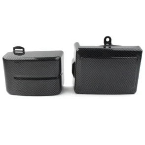 Harley Davidson Dyna Super Glide Custom FXDC Battery Side Covers 2007-2014