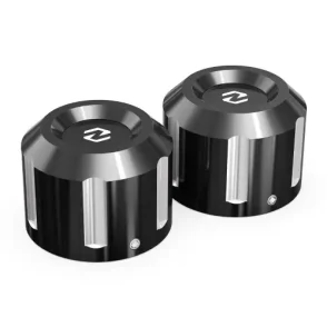 Harley Davidson Dyna Switchback FLD Rear Axle Nut Covers 2012-2016