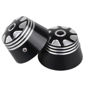 Harley Davidson Night Train FXSTB Front Axle Nut Cover 2000-2006