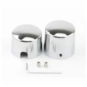Harley Davidson Night Train FXSTB Rear Axle Nut Covers 2000-2007