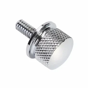Harley Davidson Street Bob FXDB Seat Bolt Screw Knob Cover 2007-2017 Silver