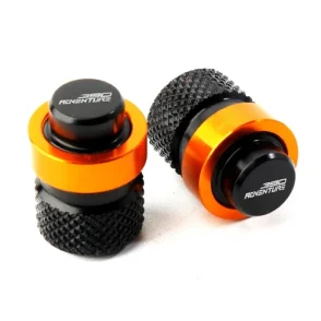 KTM 390 Adventure Tire Valve Caps 2020-2023 Orange