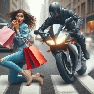 powerful braking of honda