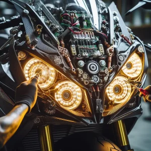 upgraded lighteninig system of honda