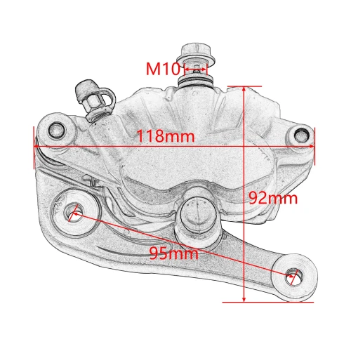 KTM 450 EXC Front Hydraulic Brake Caliper 2014-2023