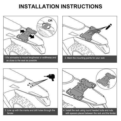 KTM 450 EXC Rear Tail 2004-2005