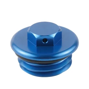 KTM 690 SMC R Engine Oil Plug Cap 2019-2023 Blue