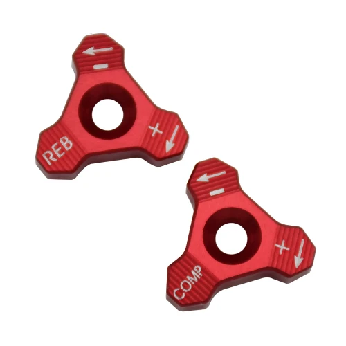 KTM 150 SX Front Shock Absorber Fork Knob Adjuster 2009-2016 Red