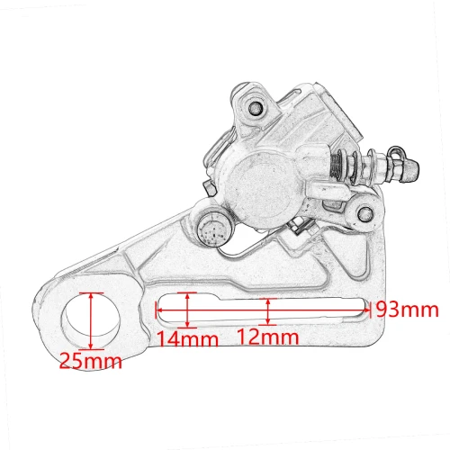 KTM 150 SX Rear Brake Pump Assembly Hydraulic Caliper Oil Hose 2014-2023