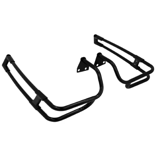 Harley Davidson Electra Glide Standard FLHT Black Saddlebag Guard Rails 2010-2022