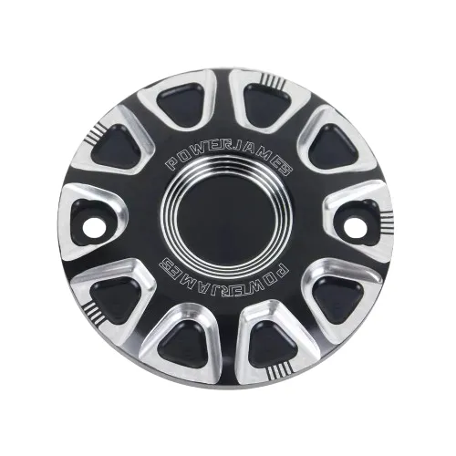 Harley Davidson Street Bob FXBB 107 CNC Black Timer Points Cover 2018-2024